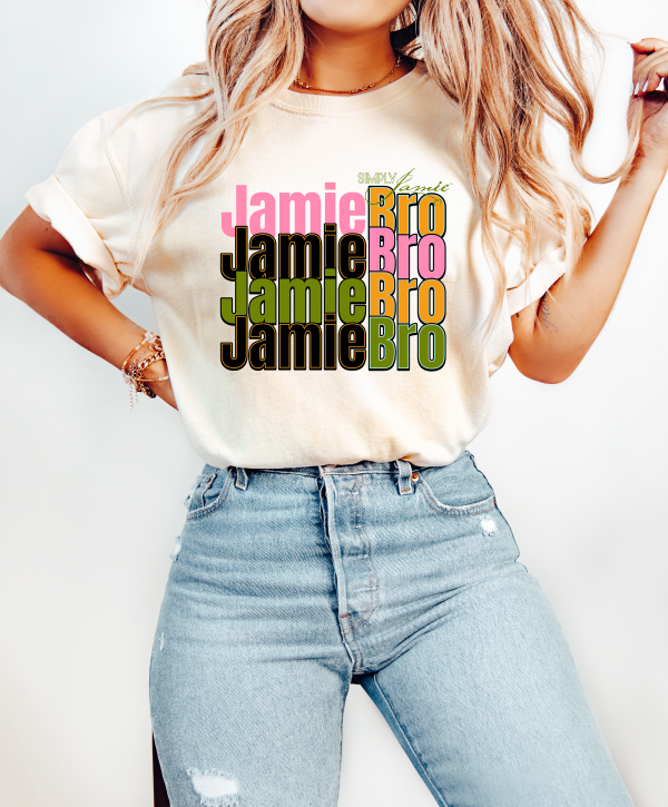 Jamie Bro | White Unisex Shirt