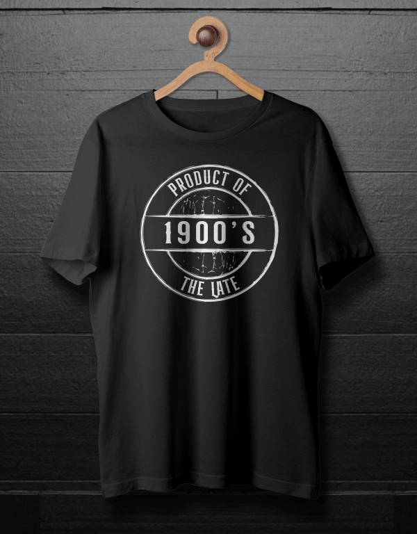 Product of the Late 1900's | Black Unisex Shirt